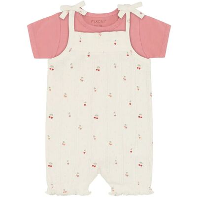 Fixoni Set W. Body And Romper Pointel 74 Pink 74 Fixoni Set W. Body And Romper Pointel 74 Pink 74