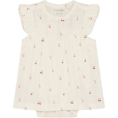 Fixoni Body Dress Ss Pointelle 68 Cream 68 Fixoni Body Dress Ss Pointelle 68 Cream 68