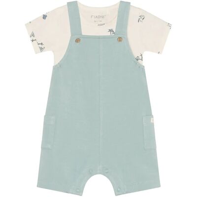 Fixoni Set W. Body And Romper Sweat 62 Blue 62 Fixoni Set W. Body And Romper Sweat 62 Blue 62