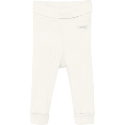Fixoni Leggings Rib Solid 74 Cream 74 Fixoni Leggings Rib Solid 74 Cream 74