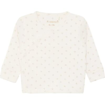 Fixoni Wrap T-Shirt Ls Rib 56 Cream 56 Fixoni Wrap T-Shirt Ls Rib 56 Cream 56