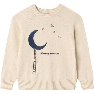 Fliink Benna Moon Pullover 9 M Cream 9 M Fliink Benna Moon Pullover 9 M Cream 9 M