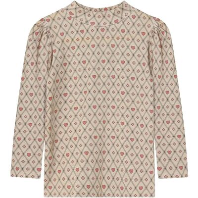 Fliink Kelly Heart Ls Puff Blouse 6 Y Beige 6 Y Fliink Kelly Heart Ls Puff Blouse 6 Y Beige 6 Y