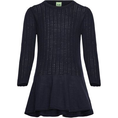 FUB Peblum Blouse 100 Navy 100 FUB Peblum Blouse 100 Navy 100