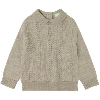 FUB Baby Pointelle Blouse 56 Beige 56 FUB Baby Pointelle Blouse 56 Beige 56