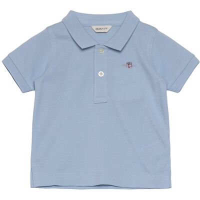 Gant Shield Pique Ss Rugger 74 Blue 74 Gant Shield Pique Ss Rugger 74 Blue 74