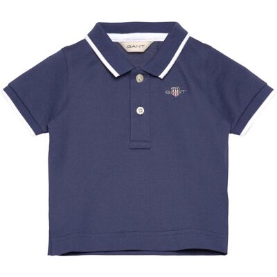 Gant Contrast Tp Ss Pique Rugger 68 Blue 68 Gant Contrast Tp Ss Pique Rugger 68 Blue 68