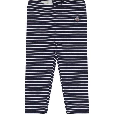 Gant Shield Striped Leggings 68 Navy 68 Gant Shield Striped Leggings 68 Navy 68