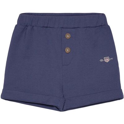 Gant Shield Pique Shorts 74 Blue 74 Gant Shield Pique Shorts 74 Blue 74
