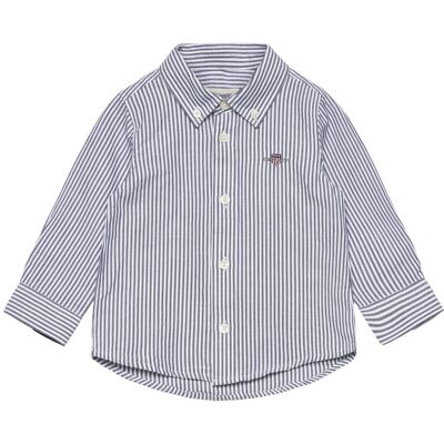 Gant Oxford Stripe Shirt 74 Blue 74 Gant Oxford Stripe Shirt 74 Blue 74