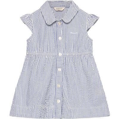 Gant Striped Seersucker Dress 68 Blue 68 Gant Striped Seersucker Dress 68 Blue 68