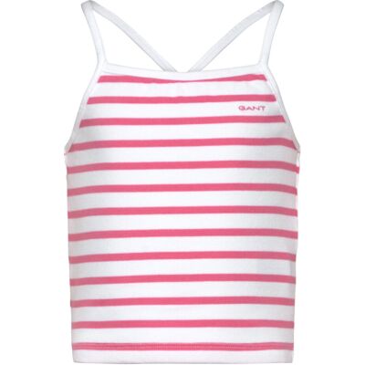 Gant Striped Tank Top 158-164 Pink 158-164 Gant Striped Tank Top 158-164 Pink 158-164