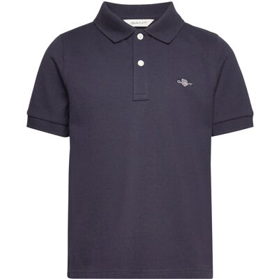 Gant Shield Ss Pique 98-104 Navy 98-104 Gant Shield Ss Pique 98-104 Navy 98-104