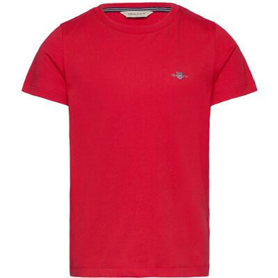 Gant Shield Ss T-Shirt 98-104 Red 98-104 Gant Shield Ss T-Shirt 98-104 Red 98-104