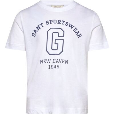 Gant Sportswear Arch T-Shirt 122/128 White 122/128 Gant Sportswear Arch T-Shirt 122/128 White 122/128