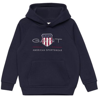 Gant Archive Shield Raglan Hoodie 92 Navy 92 Gant Archive Shield Raglan Hoodie 92 Navy 92