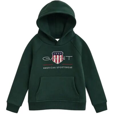Gant Archive Shield Raglan Hoodie 110-116 Green 110-116 Gant Archive Shield Raglan Hoodie 110-116 Green 110-116