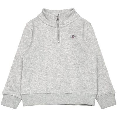 Gant Shield Half Zip Sweat 110-116 Grey 110-116 Gant Shield Half Zip Sweat 110-116 Grey 110-116