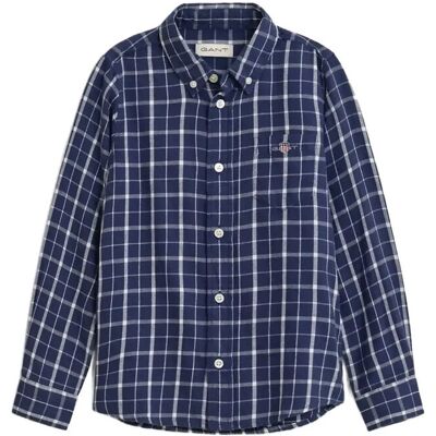 Gant Checked Flannel Bd Shirt 92 Blue 92 Gant Checked Flannel Bd Shirt 92 Blue 92
