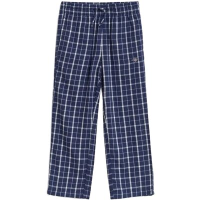 Gant Checked Flannel Pajama Pants 92 Blue 92 Gant Checked Flannel Pajama Pants 92 Blue 92