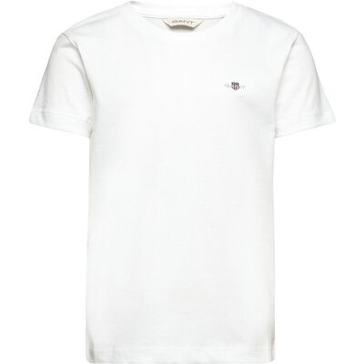 Gant Shield Ss T-Shirt 134-140 White 134-140 Gant Shield Ss T-Shirt 134-140 White 134-140