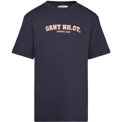 Gant Graphic Ss T-Shirt 176 Navy 176 Gant Graphic Ss T-Shirt 176 Navy 176