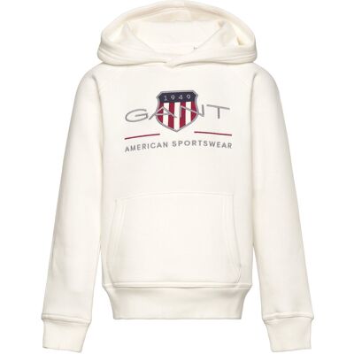 Gant Archive Shield Hoodie 134-140 White 134-140 Gant Archive Shield Hoodie 134-140 White 134-140