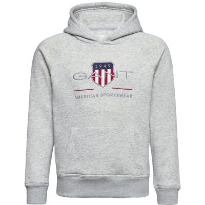 Gant Archive Shield Hoodie 122-128 Grey 122-128 Gant Archive Shield Hoodie 122-128 Grey 122-128