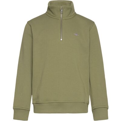 Gant Shield Half Zip Sweatshirt 176 Green 176 Gant Shield Half Zip Sweatshirt 176 Green 176
