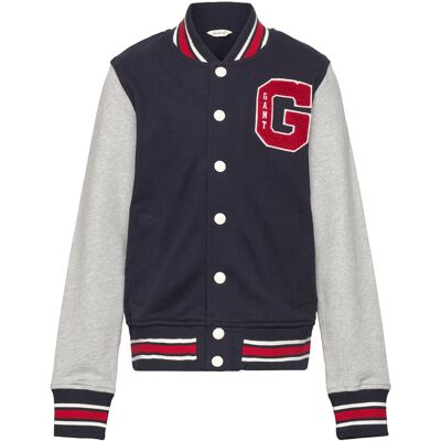 Gant Varsity Sweat Jacket 170 Patterned 170 Gant Varsity Sweat Jacket 170 Patterned 170