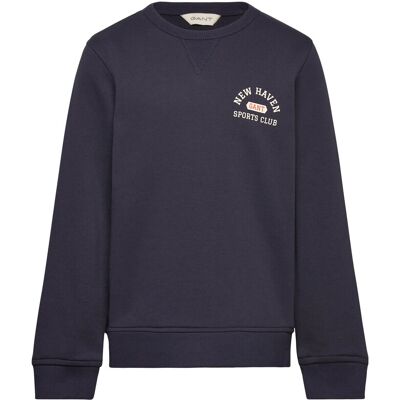 Gant Graphic C-Neck Sweat 134-140 Blue 134-140 Gant Graphic C-Neck Sweat 134-140 Blue 134-140
