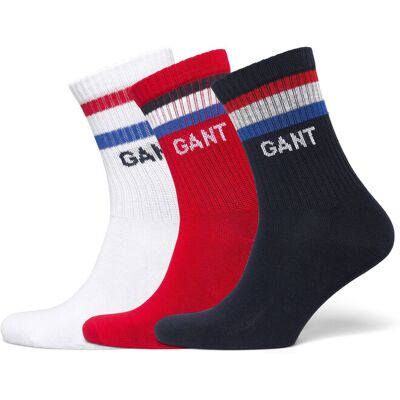 Gant Sport Socks 3-Pack 31-33 Patterned 31-33 Gant Sport Socks 3-Pack 31-33 Patterned 31-33
