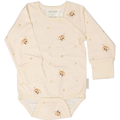 Geggamoja X Mrs Mighetto Bamboo Body L.s 50-56 Beige 50-56 Geggamoja X Mrs Mighetto Bamboo Body L.s 50-56 Beige 50-56