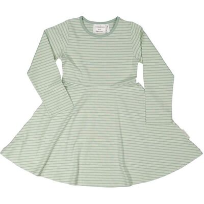 Geggamoja Flared Dress Classic 62-68 Green 62-68 Geggamoja Flared Dress Classic 62-68 Green 62-68