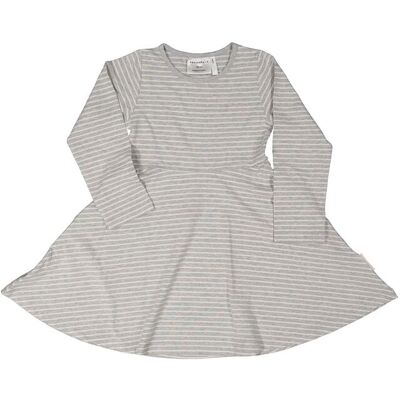 Geggamoja Flared Dress Classic 74-80 Grey 74-80 Geggamoja Flared Dress Classic 74-80 Grey 74-80
