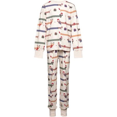 Geggamoja Bamboo Two Piece Pyjamas Santa Dogs 86/92 Patterned 86/92 Geggamoja Bamboo Two Piece Pyjamas Santa Dogs 86/92 Patterned 86/92