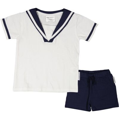 Geggamoja Sailor Set 122-128 Patterned 122-128 Geggamoja Sailor Set 122-128 Patterned 122-128