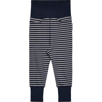 Geggamoja Baby Pants Navy Beige Stripe 86/92 Navy 86/92 Geggamoja Baby Pants Navy Beige Stripe 86/92 Navy 86/92