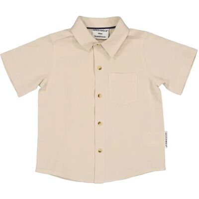 Geggamoja Linen Shirt 86/92 Beige 86/92 Geggamoja Linen Shirt 86/92 Beige 86/92