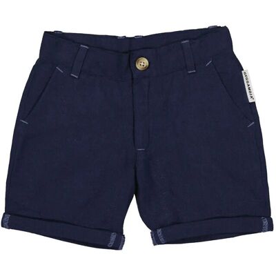 Geggamoja Linen Shorts Light Blue 110/116 Navy 110/116 Geggamoja Linen Shorts Light Blue 110/116 Navy 110/116