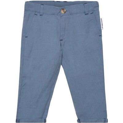 Geggamoja Linen Pants 86/92 Blue 86/92 Geggamoja Linen Pants 86/92 Blue 86/92