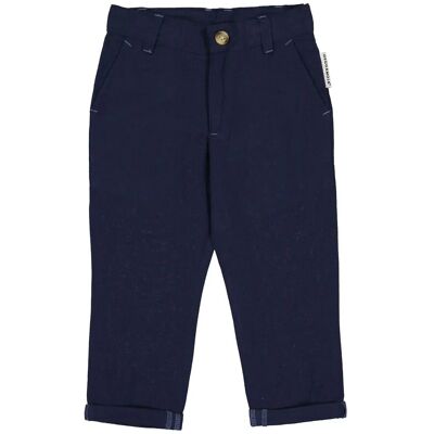 Geggamoja Linen Pants 134/140 Navy 134/140 Geggamoja Linen Pants 134/140 Navy 134/140