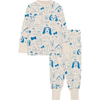 Geggamoja Bamboo Two Piece Pyjamas 86/92 Cream 86/92 Geggamoja Bamboo Two Piece Pyjamas 86/92 Cream 86/92