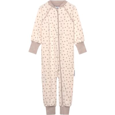 Geggamoja Bamboo Two Way Zip Pyjamas 62/68 Beige 62/68 Geggamoja Bamboo Two Way Zip Pyjamas 62/68 Beige 62/68
