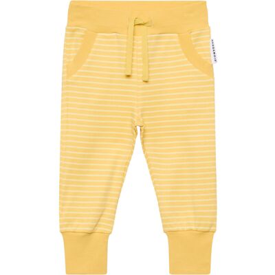 Geggamoja Long Pants Striped 122/128 Yellow 122/128 Geggamoja Long Pants Striped 122/128 Yellow 122/128