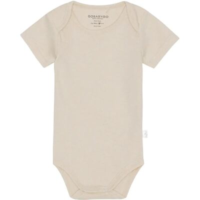 GoBabyGo Hazel Body Short Sleeve 68 Beige 68 GoBabyGo Hazel Body Short Sleeve 68 Beige 68