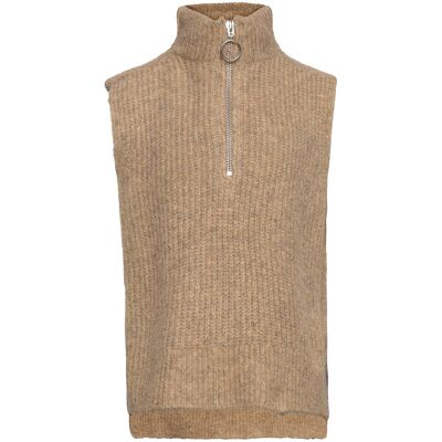 Grunt Grete Vest Knit 164 Beige 164 Grunt Grete Vest Knit 164 Beige 164