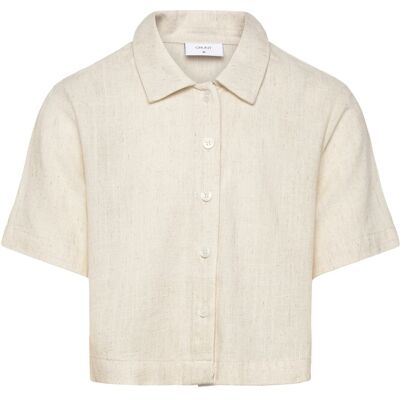 Grunt Grlusi Linen Shirt L/14Y Beige L/14Y Grunt Grlusi Linen Shirt L/14Y Beige L/14Y
