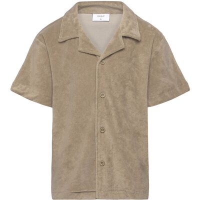 Grunt August Ss Shirt 134-140 Beige 134-140 Grunt August Ss Shirt 134-140 Beige 134-140