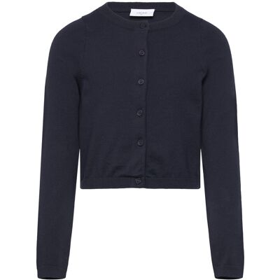 Grunt Grlina Ls Knit Cardigan M/12Y Navy M/12Y Grunt Grlina Ls Knit Cardigan M/12Y Navy M/12Y